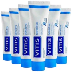 Clearance 6x Tandpasta Sensitive 75 ml Spoelen & Poetsen|Specialistische Mondverzorging