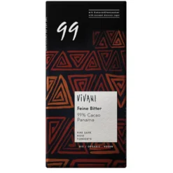 Chocolade<Vivani 10x Chocolade Feine Bitter 99% Cacao 80 gr