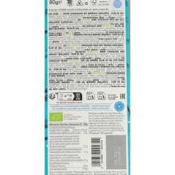 6x Chocoladereep Puur Zeezout 80 gr^Vivani New