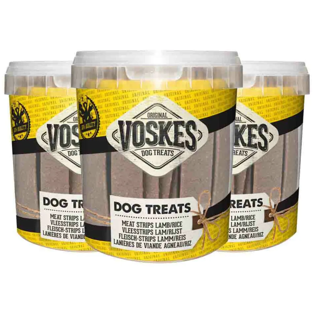 Outlet 3x Emmer Vleesstrips Lam 600 gr Snacks