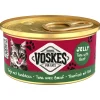 24x Kattenvoer Nat Gelei Tonijn & Rundvlees 85 gr^Voskes Hot
