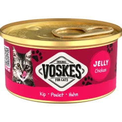 Kattenvoer<Voskes 24x Kattenvoer Nat Gelei Kip 85 gr