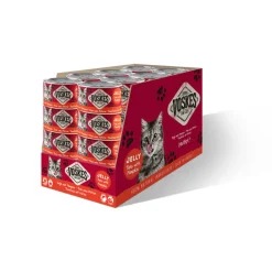 24x Kattenvoer Nat Tonijn met Pompoen 85 gr^Voskes Discount