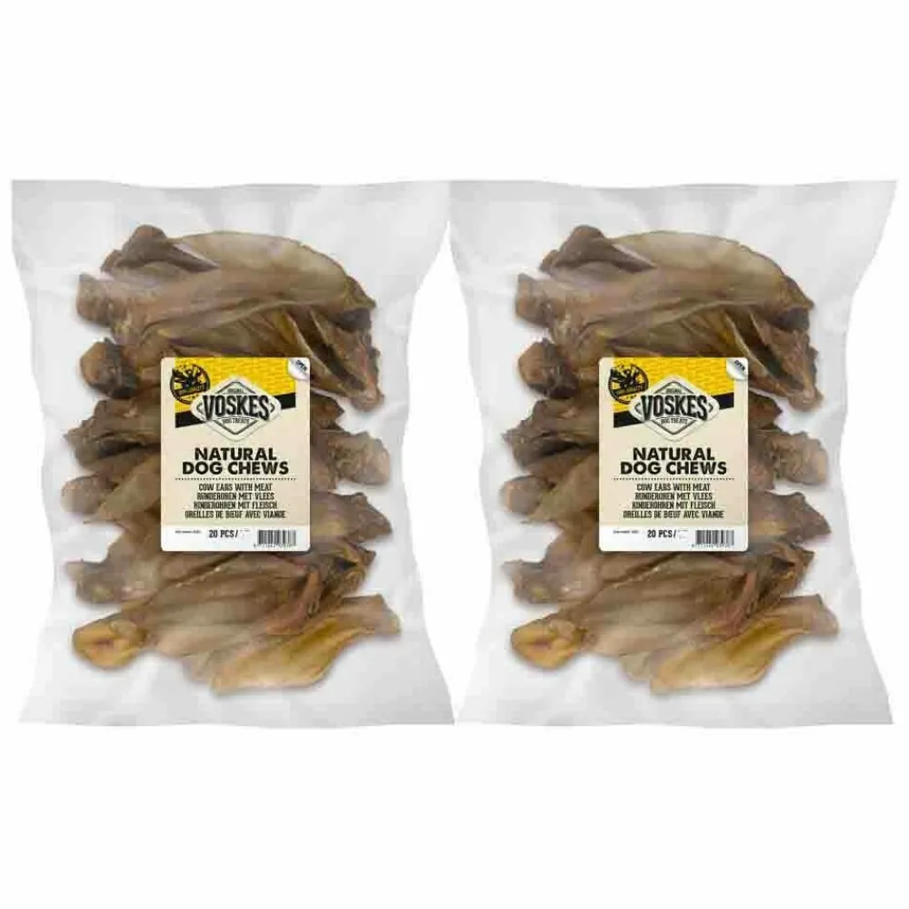 Snacks<Voskes 2x Runderoren met Vlees 20 stuks