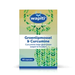 Spieren En Gewrichten<Wapiti 2x Groenlipmossel Curcum 60 capsules