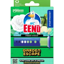 Toiletartikelen<WC Eend 5x Fresh Discs Houder Garden Escape 36 ml
