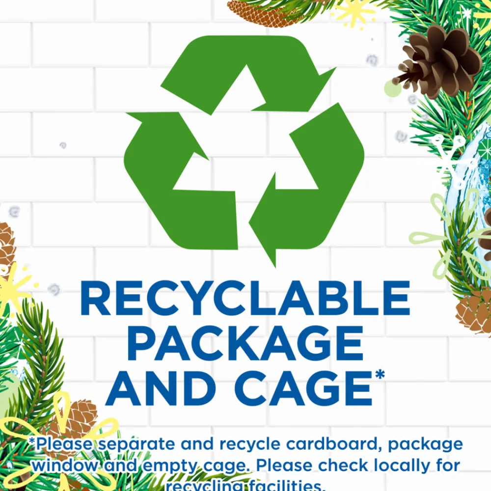 Discount 8x Toiletblok Active Pine Forest 38 gr Toiletartikelen