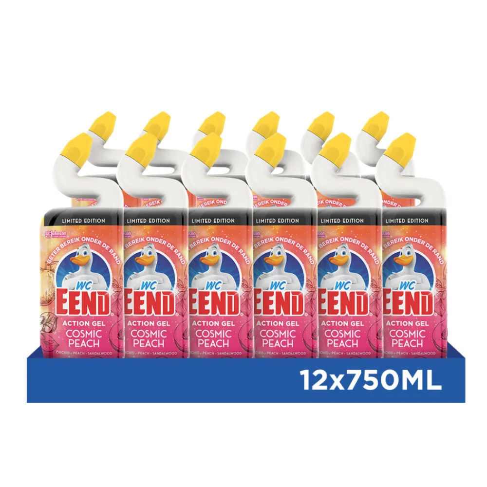 12x Toiletreiniger Action Gel Cosmic Peach 750 ml^WC Eend Discount
