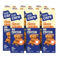 6x High protein Bars Choco Caramel 81 gr^WeCare Outlet