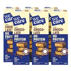 6x High protein Bars Chocolate 81 gr^WeCare New