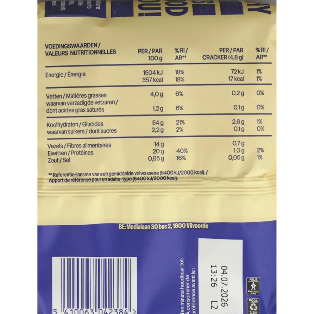 12x High Protein Crackers Quinoa 100 gr^WeCare Clearance