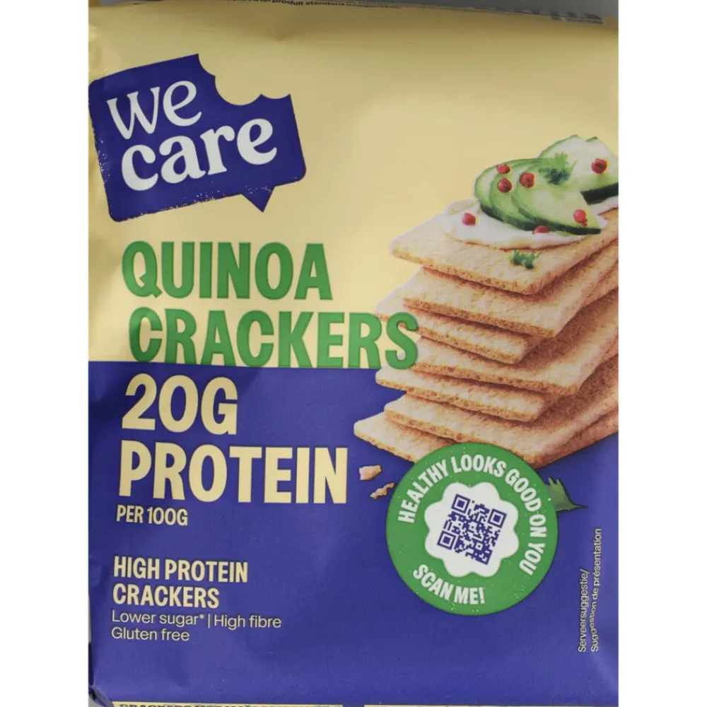 12x High Protein Crackers Quinoa 100 gr^WeCare Clearance