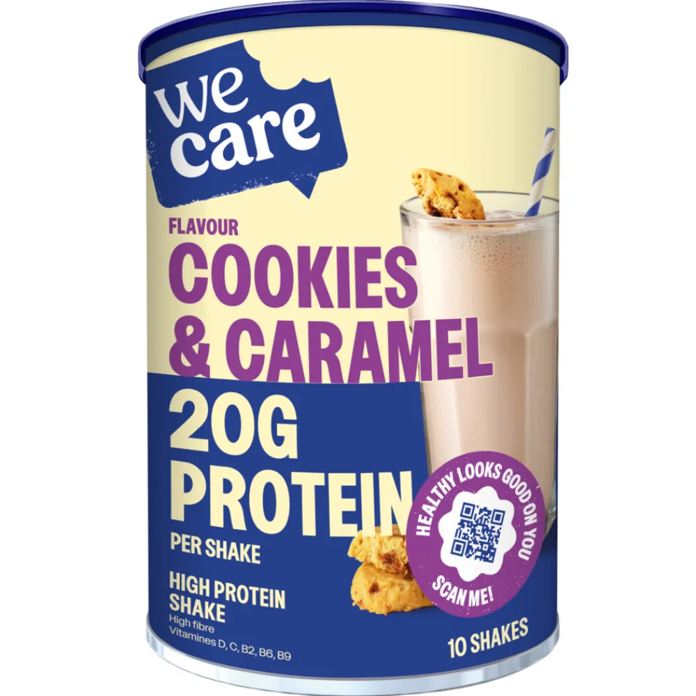 Hot 3x High protein Shake Cookies & Caramel 340 gr Maaltijdvervangers