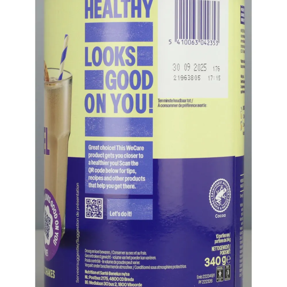 Hot 3x High protein Shake Cookies & Caramel 340 gr Maaltijdvervangers