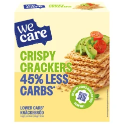 Snacks & Tussendoortjes<WeCare 3x Lower Carb Crackers Crispy 100 gr