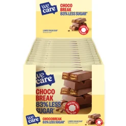 Snacks & Tussendoortjes<WeCare 14x Lower Suger Chocolate 64,5 gr