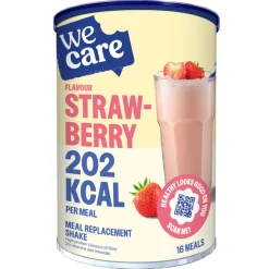 3x Meal Replacement Shake Strawberry 436 gr^WeCare New