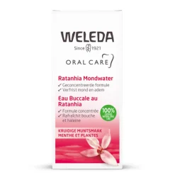 3x Mondwater Geconcentreerd Ratanhia 50 ml^WELEDA Hot
