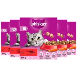 Sale 5x 1+ Adult Katten Droogvoer Rund 800 gr Kattenvoer