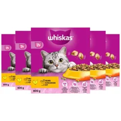 5x 7+ Adult Katten Droogvoer Kip 800 gr^Whiskas New