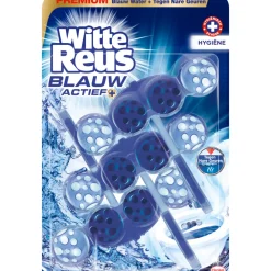 Toiletartikelen<Witte Reus 9x Toiletblok Blauw Actief Hygiene 3 stuks