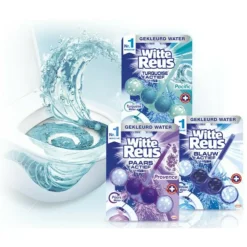 Toiletartikelen<Witte Reus 10x Toiletblok Blauw Actief Hygiëne 2 stuks