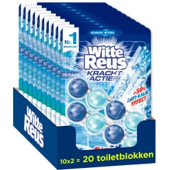 10x Toiletblok Kracht Actief Oceaan 2 stuks^Witte Reus Sale