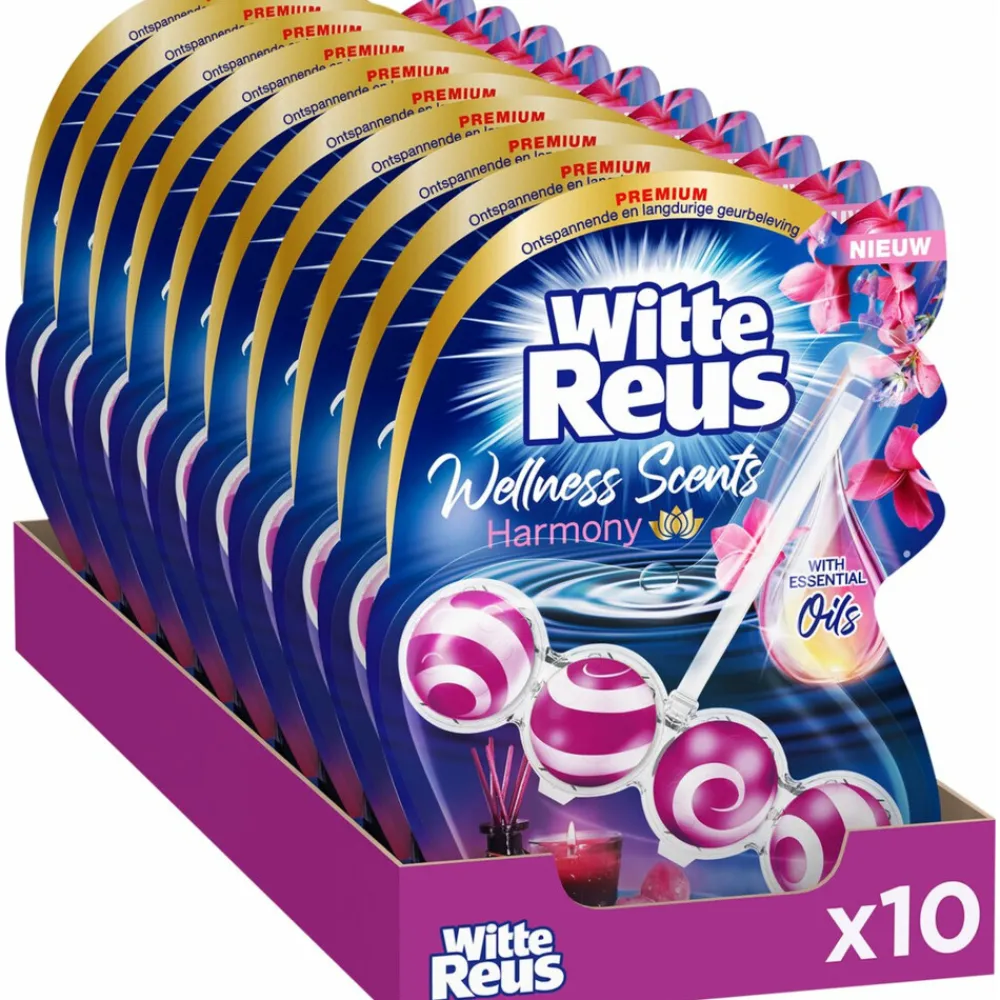 Toiletartikelen<Witte Reus 10x Toiletblok Wellness Scents Harmony