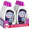 Wasmiddel<Witte Reus 6x Vloeibaar Wasmiddel Zwarte Reus 19 Wasbeurten 855 ml