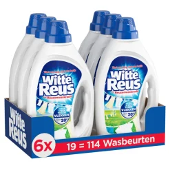 Wasmiddel<Witte Reus 6x Wasmiddel Gel 19 Wasbeurten 855 ml