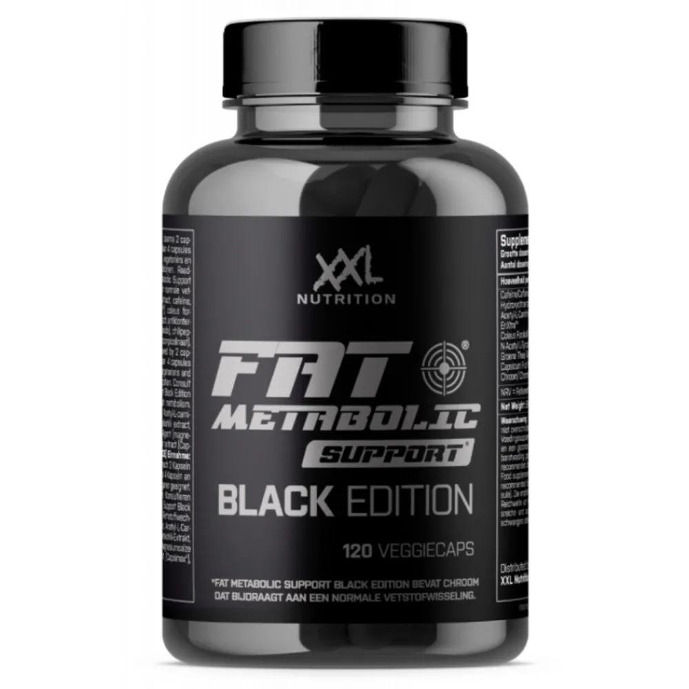 2x Fat Metabolic Support Black Editie 120 stuks^XXL Nutrition Clearance
