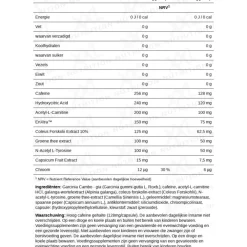 2x Fat Metabolic Support Black Editie 120 stuks^XXL Nutrition Clearance