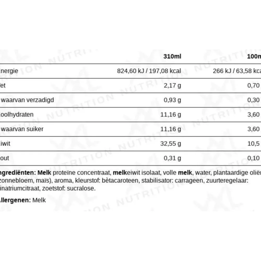 6x N'Joy Protein Drink Vanille 310 ml^XXL Nutrition New