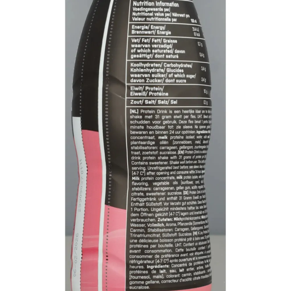 Sportvoeding & Drank<XXL Nutrition 6x N'Joy Protein Drink Aardbei 310 ml