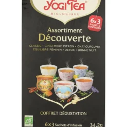 Thee<Yogi tea 3x Finest Selection Biologisch 18 stuks