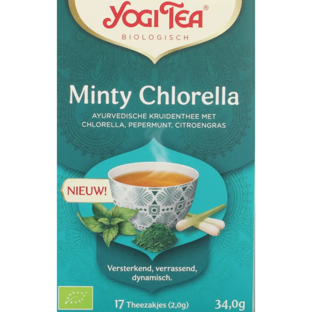 Discount 3x Minty Chlorella Biologisch 17 stuks Thee