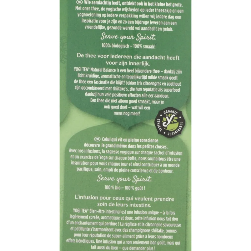 3x Natural Balance Biologisch 17 stuks^Yogi tea Sale