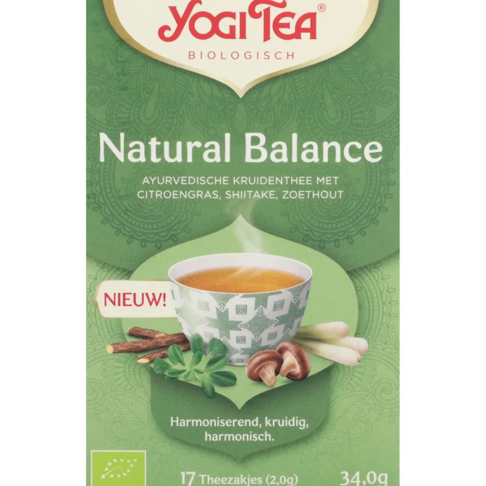 3x Natural Balance Biologisch 17 stuks^Yogi tea Sale