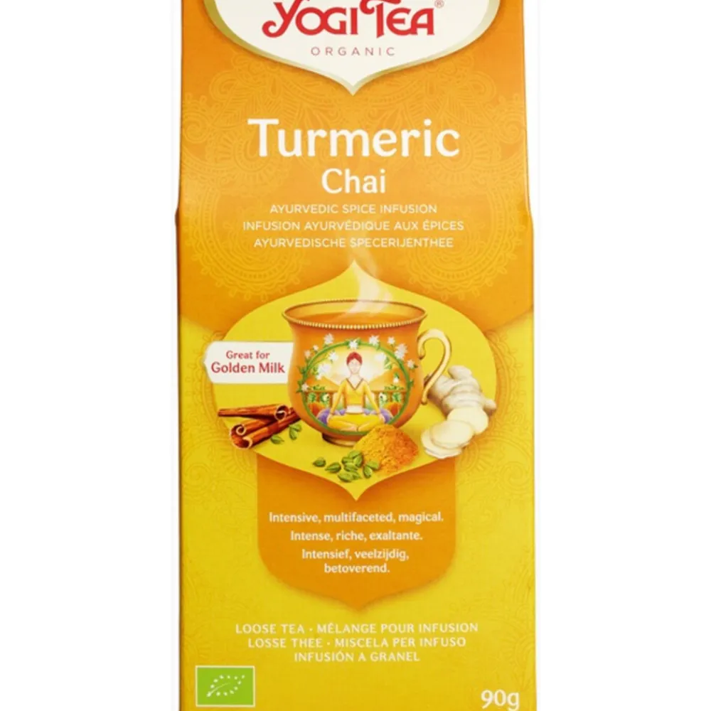 Thee<Yogi tea 3x Turmeric Chai Bio 90 gr