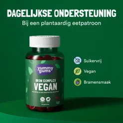 2x Iron Vegan 60 gummies^Yummygums New