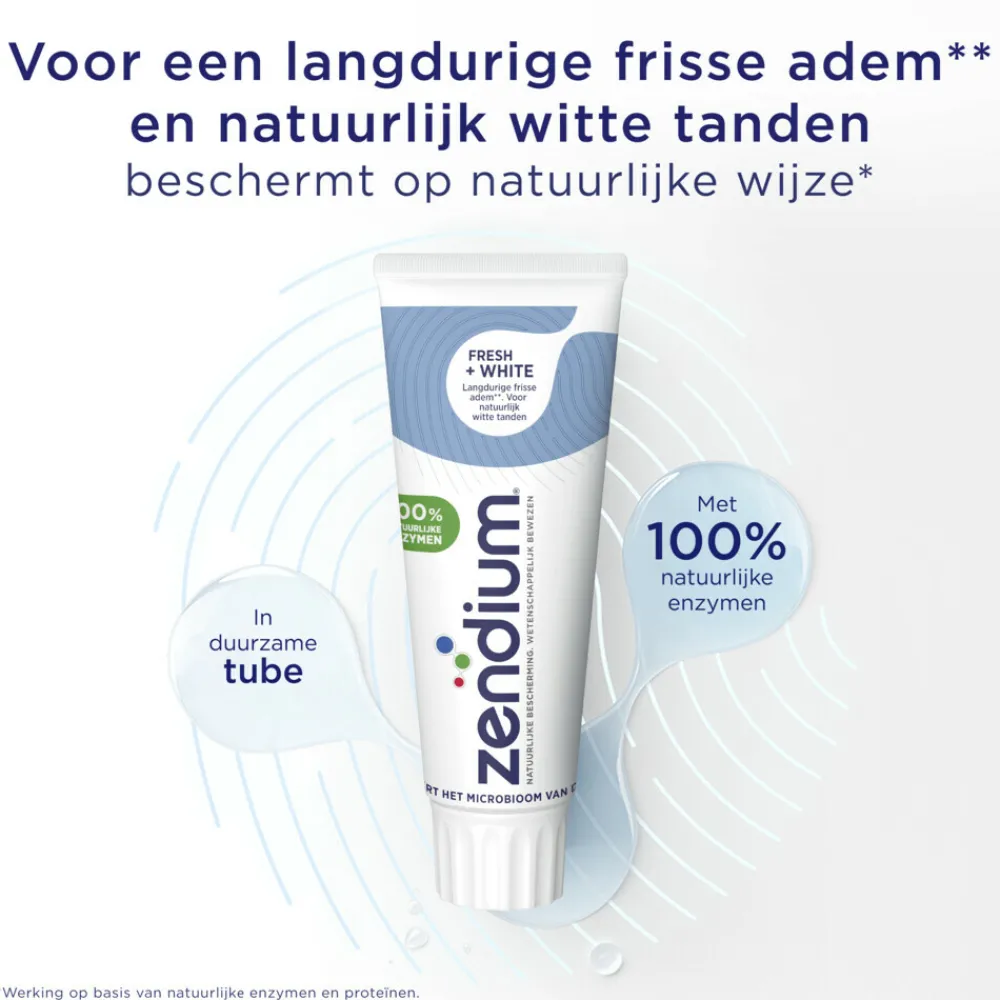 12x Tandpasta Fresh+White 75 ml^Zendium Sale