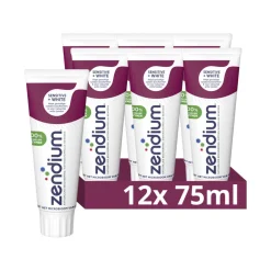 Specialistische Mondverzorging|Spoelen & Poetsen<Zendium 12x Tandpasta Sensitive+ White 75 ml