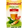 Thee<Zonnatura 3x Groene Thee Bio Gingseng 20 stuks