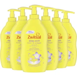 6x Bad- en Wasgel Slaap Zacht 400 ml^Zwitsal Outlet