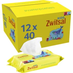 Babydoekjes<Zwitsal 12x Snoetenpoetsers Frozen 12x40 = 480 stuks