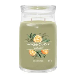 Kaarsen|Geurkaarsen<Yankee Candle Geurkaars Large Jar Sage & Citrus Signature 567 gr