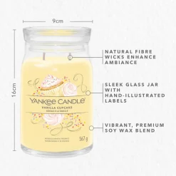 Online Geurkaars Large Jar Vanilla Cupcake 567 gr Kaarsen|Geurkaarsen