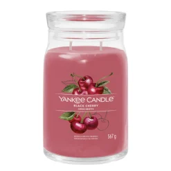 Geurkaars Large Jar Black Cherry Signature 567 gr^Yankee Candle Best
