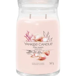 Kaarsen|Geurkaarsen<Yankee Candle Geurkaars Large Jar Pink Sands 567 gr