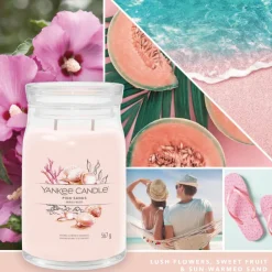 Kaarsen|Geurkaarsen<Yankee Candle Geurkaars Large Jar Pink Sands 567 gr